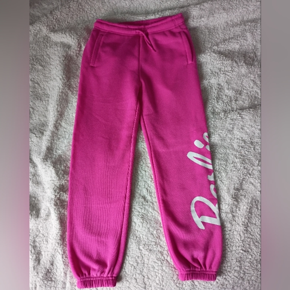 Girl's Barbie Pink Sweatpants Size 8